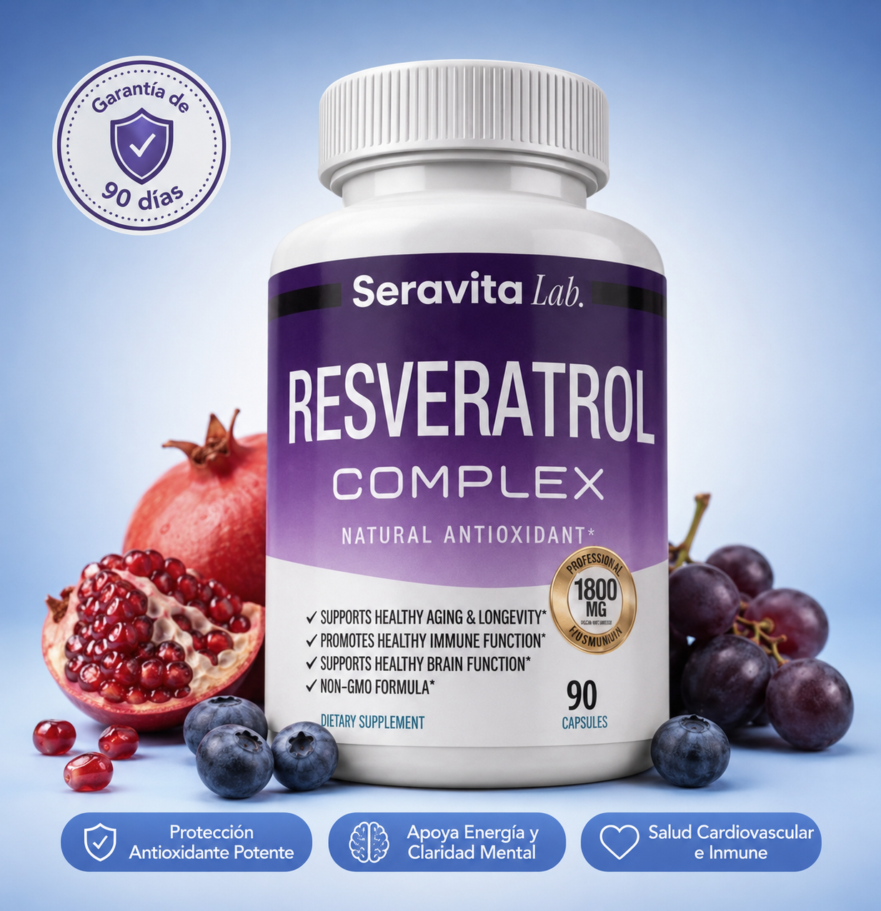Seravita Lab - Complejo de Resveratrol