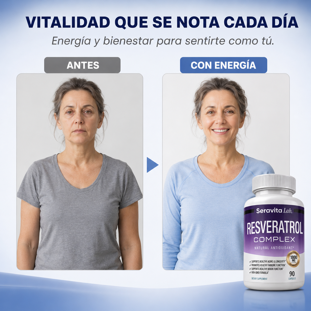 Seravita Lab - Complejo de Resveratrol