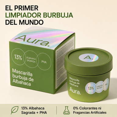 Aura™ - Mascarilla Burbuja de Albahaca Sagrada - Online Store