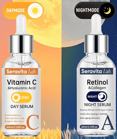 Dúo Hidratante Día/Noche de Vitamina C y Retinol - Online Store